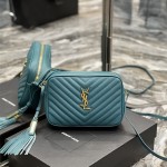 입생로랑 YSL 520534 마틀라세 레더 루 카메라백 