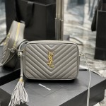 입생로랑 YSL 520534 마틀라세 레더 루 카메라백 