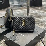입생로랑 YSL 520534 마틀라세 레더 루 카메라백 