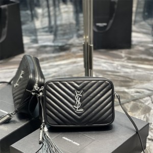 입생로랑 YSL 520534 마틀라세 레더 루 카메라백 