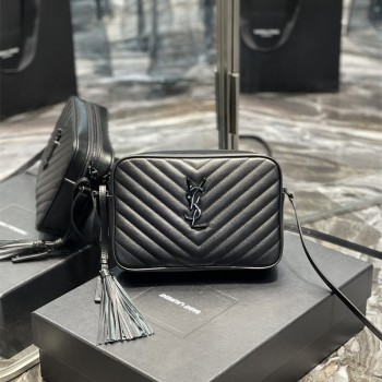 입생로랑 YSL 520534 마틀라세 레더 루 카메라백 