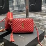입생로랑 YSL 520534 마틀라세 레더 루 카메라백 