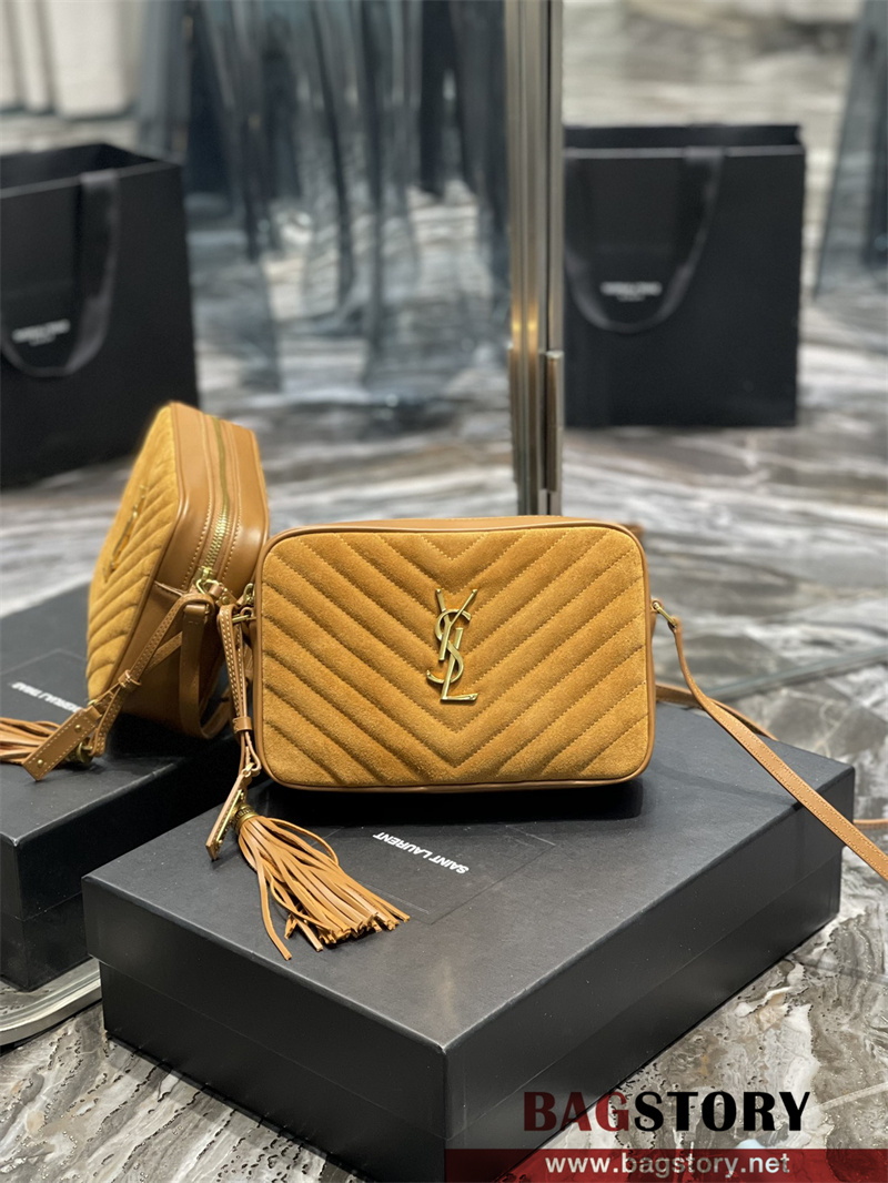 입생로랑 YSL 520534 마틀라세 레더 루 카메라백 