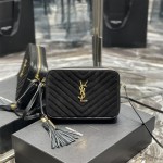 입생로랑 YSL 520534 마틀라세 레더 루 카메라백 