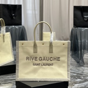 입생로랑 YSL 509415 캔버스 코튼 토트백