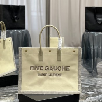 입생로랑 YSL 509415 캔버스 코튼 토트백