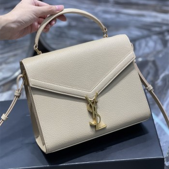 입생로랑 YSL 578000 24.5CM 카산드라 탑핸들백 크림