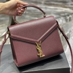 입생로랑 YSL 578000 24.5CM 카산드라 탑핸들백 크림