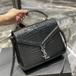 입생로랑 YSL 578000 24.5CM 카산드라 탑핸들백 크림