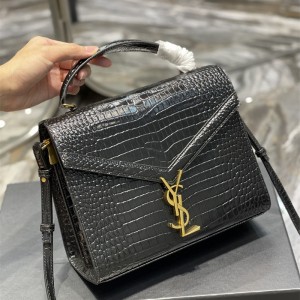 입생로랑 YSL 578000 24.5CM 카산드라 탑핸들백 크림