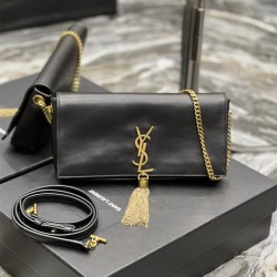 입생로랑 YSL 604276 모노그램 케이트 99 플리츠 태슬