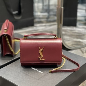입생로랑 YSL 533026 19CM 선셋 체인 숄더백 