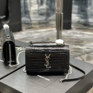 입생로랑 YSL 533026 19CM 선셋 체인 숄더백 