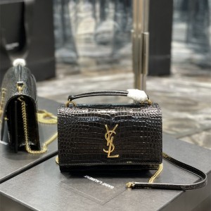 입생로랑 YSL 533026 19CM 선셋 체인 숄더백 