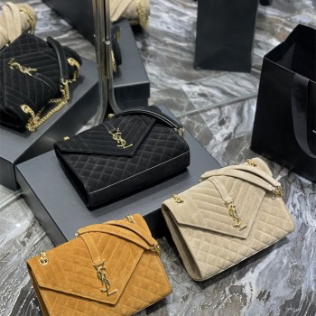   입생로랑 YSL 487206 24CM 마틀라세 엔벨로프 백 미듐 600185