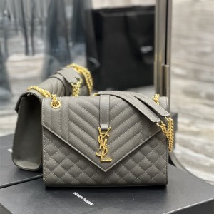 입생로랑 YSL 487206 24CM 마틀라세 엔벨로프 백 미듐 600185