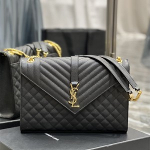 입생로랑 YSL 487198 31CM 마틀라세 엔벨로프 백 라지 숄더백 