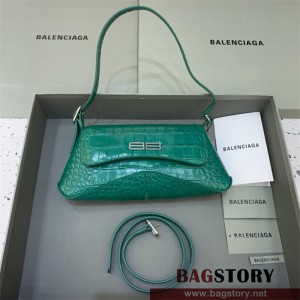 발렌시아가 BALENCIAGA 크로커다일 엠보싱