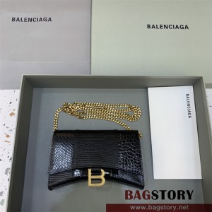 발렌시아가 BALENCIAGA 아워글레스 체인백 19CM