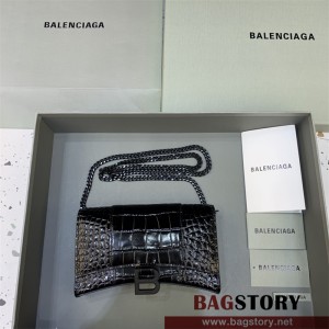 발렌시아가 BALENCIAGA 아워글레스 체인백 19CM