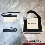 발렌시아가 BALENCIAGA 네이비 카바스 토트백 미니 