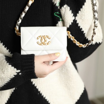 샤넬 CHANEL 19체인지갑 크로스백