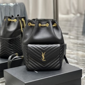 입생로랑 YSL 생로랑  모노그램 램스킨 플랩 백팩 672609