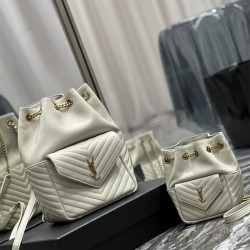 입생로랑 YSL 생로랑 모노그램 램스킨 플랩 백팩 631052  스몰