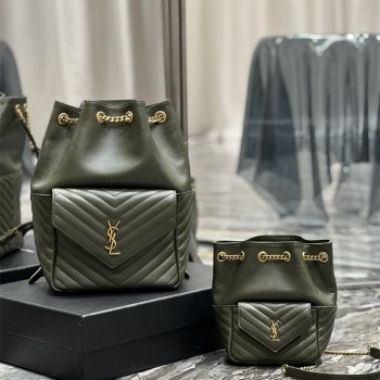 입생로랑 YSL 생로랑 모노그램 램스킨 플랩 백팩 631052  스몰