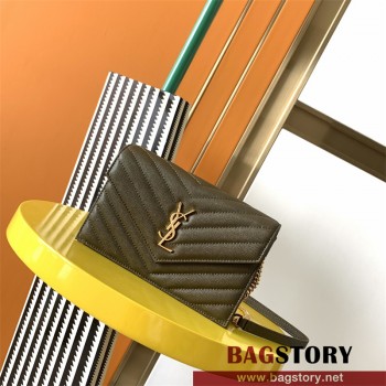 입생로랑 YSL 393953 파리올 생로랑 YSL 쉐브론 클러치겸 크로스백