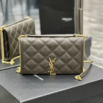 입생로랑 YSL 585031 22.5CM 퀼팅 모노그램 베키 BECKY 숄더백 