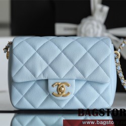 샤넬 CHANEL 램스킨 클래식백 19CM