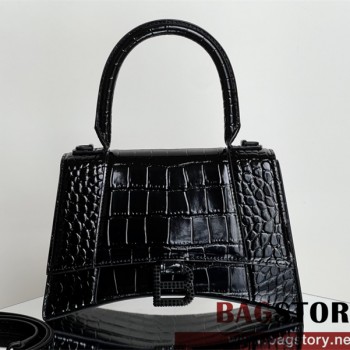 발렌시아가 BALENCIAGA 아워글레스 탑핸들백 미디움 23CM