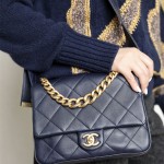 샤넬 CHANEL 램스킨 체인 플랩백