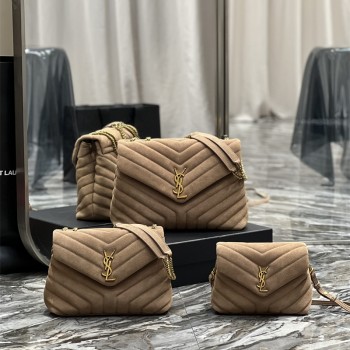 입생로랑 YSL 467072 미니백 루루 퀼팅 가죽 토이백 숄더백 20CM