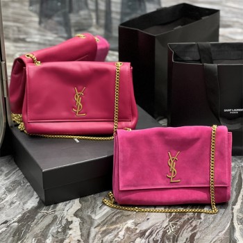 입생로랑 YSL 리버서블 스웨이드 케이트 체인 크로스백 553804 28.5CM
