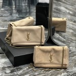 입생로랑 YSL 리버서블 스웨이드 케이트 체인 크로스백 553804 28.5CM