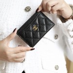 샤넬 CHANEL 클래식 캐비어 카드지갑