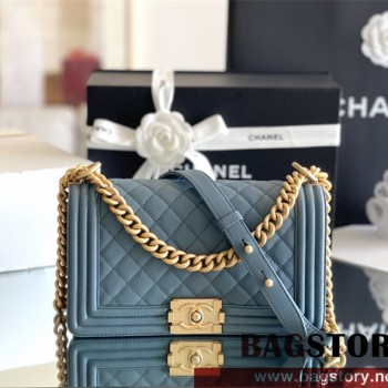 샤넬 CHANEL 캐비어 보이백 Leboy 25CM