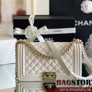샤넬 CHANEL 캐비어 보이백 Leboy 25CM