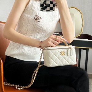 샤넬 CHANEL 체인 탑핸들 베니티백