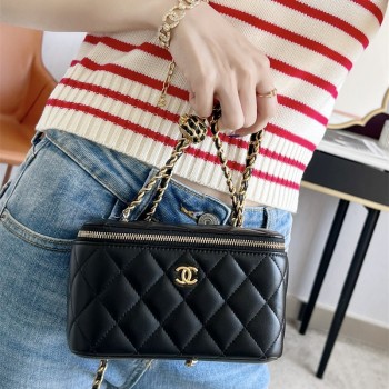 샤넬 CHANEL 체인 탑핸들 베니티백