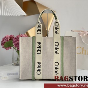 끌로에 Chloe 45cm 우디 토트백 라지