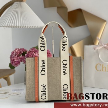 끌로에 Chloe 37cm 우디 토트백 미디움