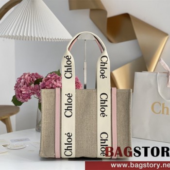 끌로에 Chloe 37cm 우디 토트백 미디움