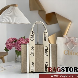 끌로에 Chloe 37cm 우디 토트백 미디움