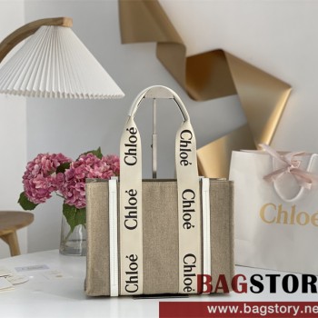 끌로에 Chloe 37cm 우디 토트백 미디움
