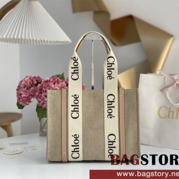 끌로에 Chloe 37cm 우디 토트백 미디움