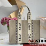 끌로에 Chloe 45cm 우디 토트백 라지