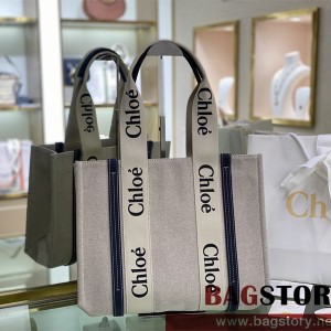 끌로에 Chloe 37cm 우디 토트백 미디움